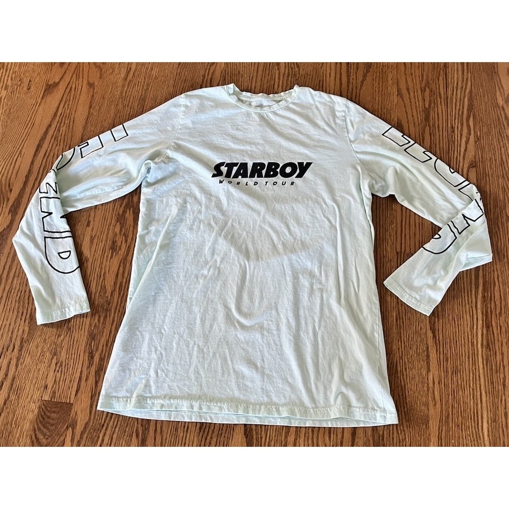 RARE The Weekend STARBOY WORLD‎ TOUR WITH LEGEND ON THE SLEEVES - Men's Large